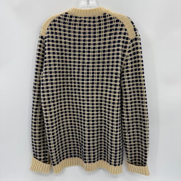 VTG SCHIATTI by Carroll Kid Tweed Sweater Womens Size XL Preppy Academia Wool - Picture 3 of 8